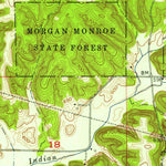 United States Geological Survey Modesto, IN (1957, 24000-Scale) digital map