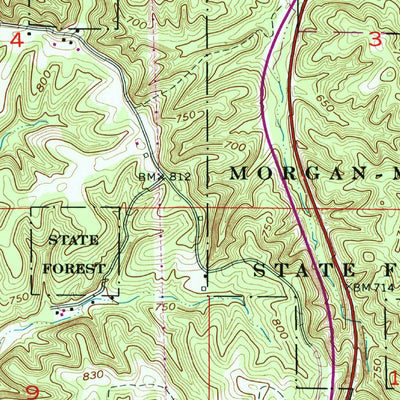 United States Geological Survey Modesto, IN (1970, 24000-Scale) digital map