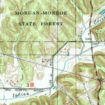 United States Geological Survey Modesto, IN (1998, 24000-Scale) digital map