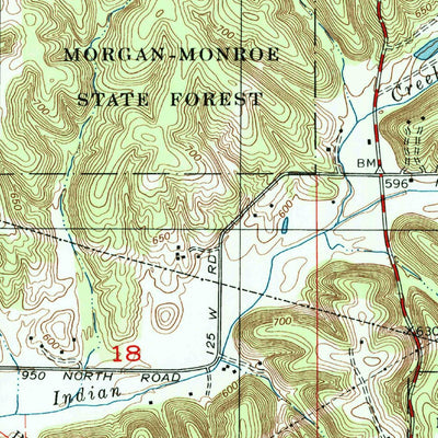 United States Geological Survey Modesto, IN (1998, 24000-Scale) digital map