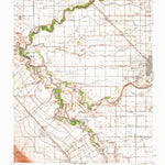 United States Geological Survey Modesto West, CA (1941, 62500-Scale) digital map