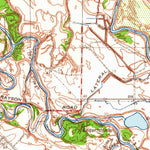 United States Geological Survey Modesto West, CA (1941, 62500-Scale) digital map