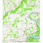 United States Geological Survey Modoc, AR-MS (1963, 62500-Scale) digital map