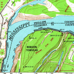 United States Geological Survey Modoc, AR-MS (1963, 62500-Scale) digital map