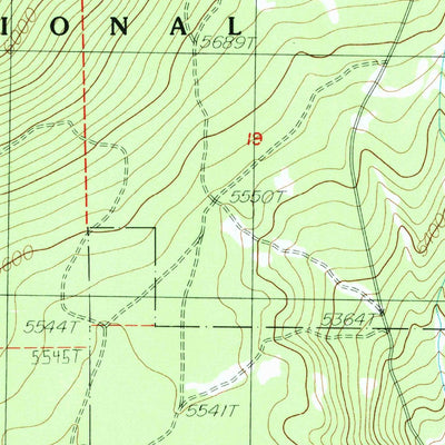United States Geological Survey Modoc Point, OR (1985, 24000-Scale) digital map