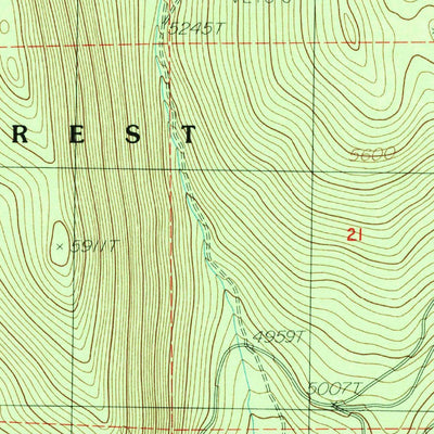 United States Geological Survey Modoc Point, OR (1985, 24000-Scale) digital map