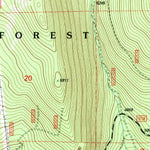 United States Geological Survey Modoc Point, OR (1998, 24000-Scale) digital map