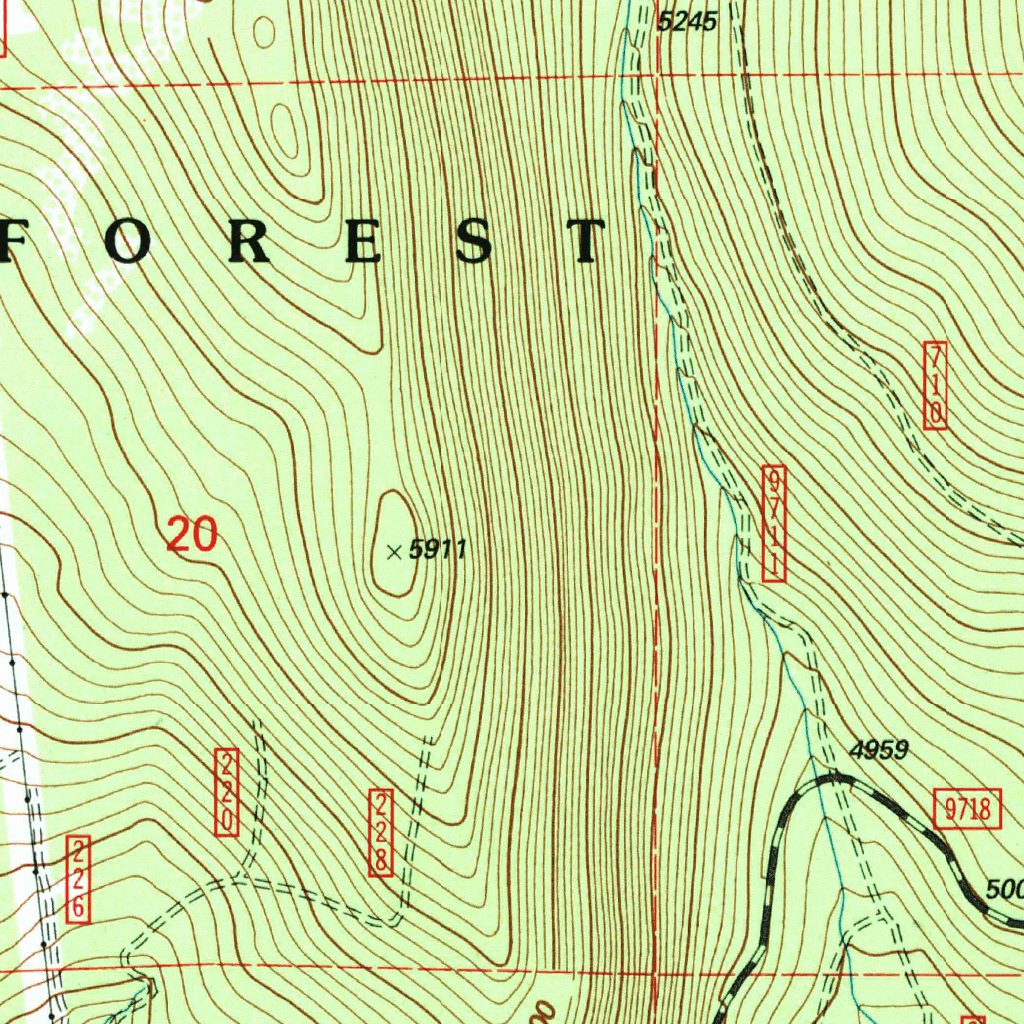 Modoc Point, OR (1998, 24000-Scale) Map by United States Geological ...