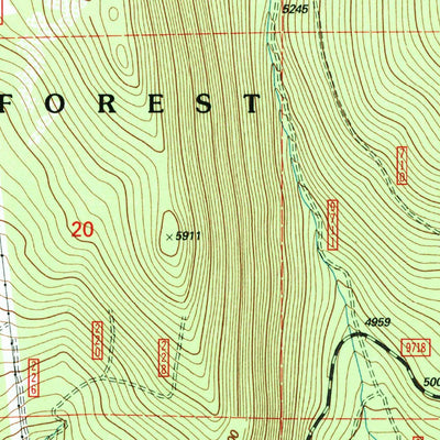 United States Geological Survey Modoc Point, OR (1998, 24000-Scale) digital map