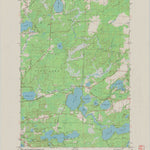United States Geological Survey Moen Lake, WI (1982, 24000-Scale) digital map