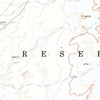 United States Geological Survey Moenave SE, AZ (1969, 24000-Scale) digital map