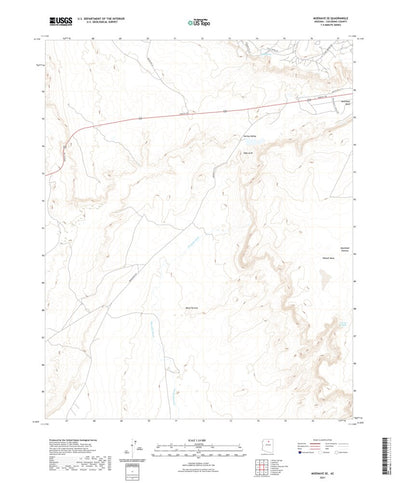 United States Geological Survey Moenave SE, AZ (2021, 24000-Scale) digital map