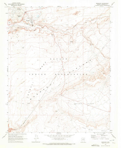 United States Geological Survey Moenkopi, AZ (1969, 24000-Scale) digital map