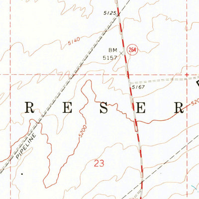 United States Geological Survey Moenkopi, AZ (1969, 24000-Scale) digital map