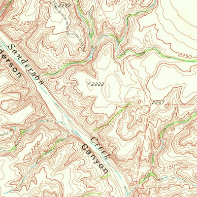 United States Geological Survey Mofeta, TX (1969, 24000-Scale) digital map