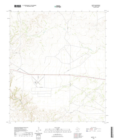 United States Geological Survey Mofeta, TX (2022, 24000-Scale) digital map
