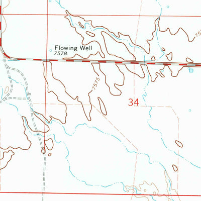 United States Geological Survey Moffat North, CO (1968, 24000-Scale) digital map