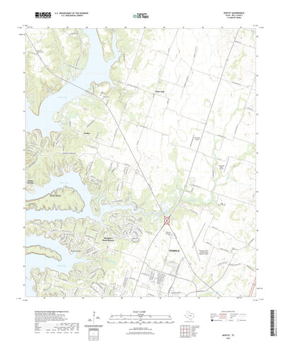 United States Geological Survey Moffat, TX (2022, 24000-Scale) digital map