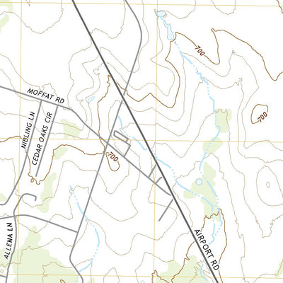 United States Geological Survey Moffat, TX (2022, 24000-Scale) digital map