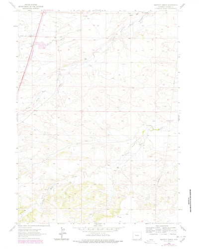 United States Geological Survey Moffett Ranch, WY (1962, 24000-Scale) digital map