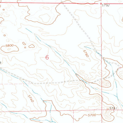 United States Geological Survey Moffett Ranch, WY (1962, 24000-Scale) digital map