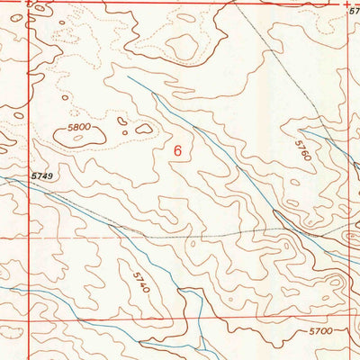 United States Geological Survey Moffett Ranch, WY (1990, 24000-Scale) digital map