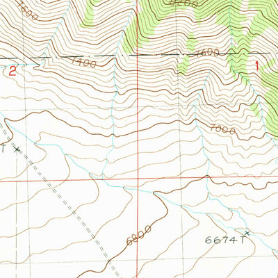 United States Geological Survey Moffett Springs, ID (1987, 24000-Scale) digital map