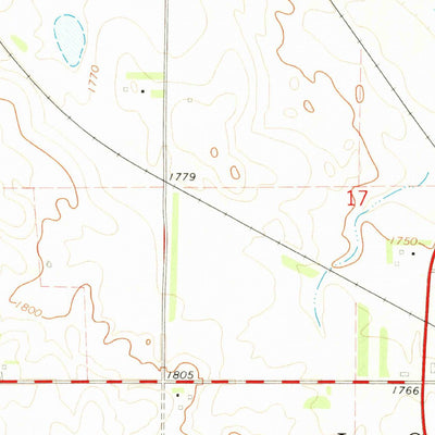 United States Geological Survey Moffit, ND (1971, 24000-Scale) digital map