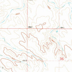 United States Geological Survey Moffit SE, ND (1971, 24000-Scale) digital map
