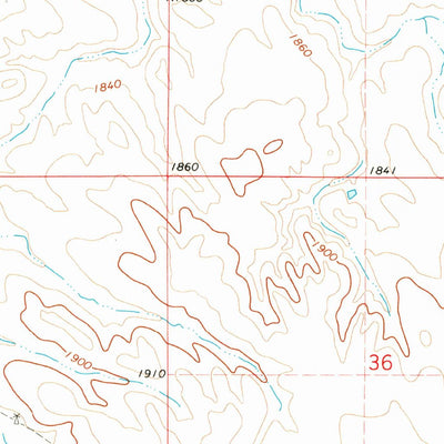 United States Geological Survey Moffit SE, ND (1971, 24000-Scale) digital map