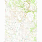 United States Geological Survey Moffit Table, OR (1990, 24000-Scale) digital map
