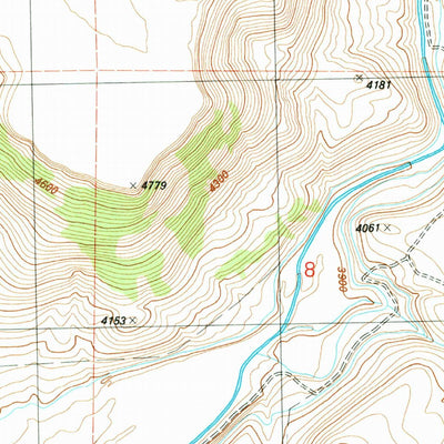 United States Geological Survey Moffit Table, OR (1990, 24000-Scale) digital map