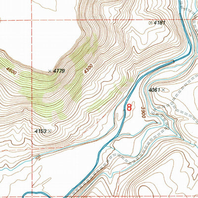 United States Geological Survey Moffit Table, OR (1999, 24000-Scale) digital map
