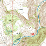 United States Geological Survey Moffit Table, OR (1999, 24000-Scale) digital map