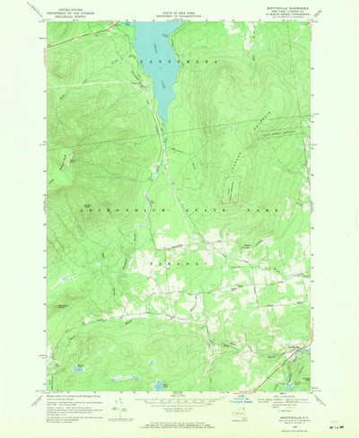 United States Geological Survey Moffitsville, NY (1968, 24000-Scale) digital map