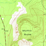 United States Geological Survey Moffitt Butte, OR (1963, 24000-Scale) digital map