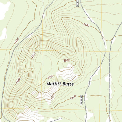 United States Geological Survey Moffitt Butte, OR (2020, 24000-Scale) digital map
