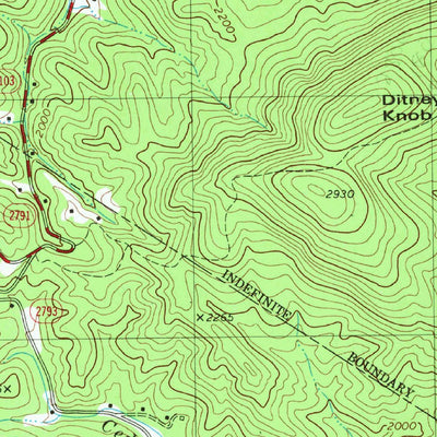 United States Geological Survey Moffitt Hill, NC (1982, 24000-Scale) digital map