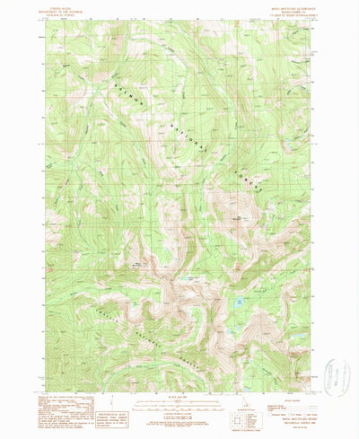 United States Geological Survey Mogg Mountain, ID (1989, 24000-Scale) digital map