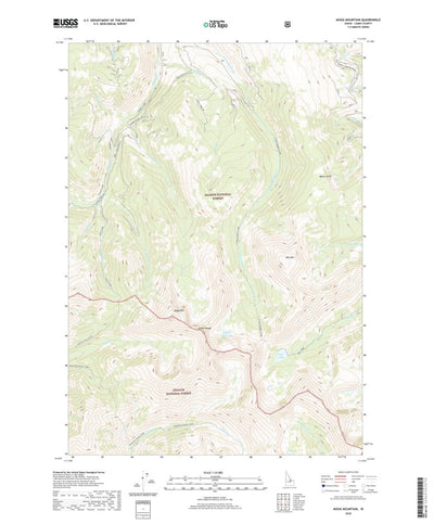 United States Geological Survey Mogg Mountain, ID (2020, 24000-Scale) digital map