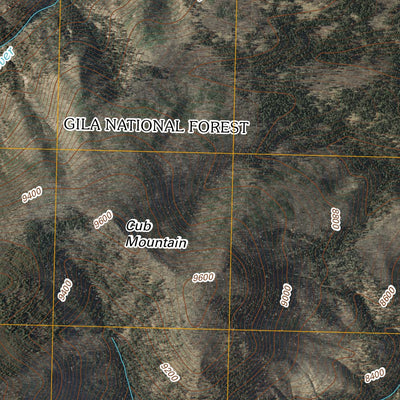 United States Geological Survey Mogollon Baldy Peak, NM (2011, 24000-Scale) digital map