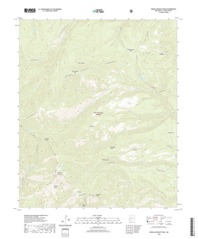 United States Geological Survey Mogollon Baldy Peak, NM (2020, 24000-Scale) digital map