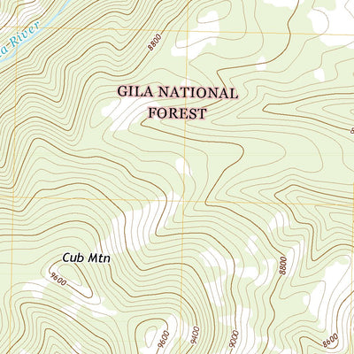 United States Geological Survey Mogollon Baldy Peak, NM (2020, 24000-Scale) digital map