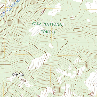 United States Geological Survey Mogollon Baldy Peak, NM (2023, 24000-Scale) digital map