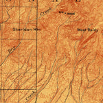 United States Geological Survey Mogollon, NM (1912, 125000-Scale) digital map