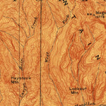 United States Geological Survey Mogollon, NM (1912, 125000-Scale) digital map