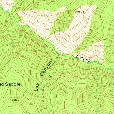 United States Geological Survey Mogollon, NM (1963, 24000-Scale) digital map