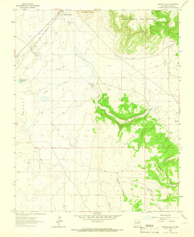 United States Geological Survey Mogote Hills, NM (1964, 24000-Scale) digital map