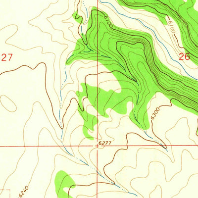 United States Geological Survey Mogote Hills, NM (1964, 24000-Scale) digital map
