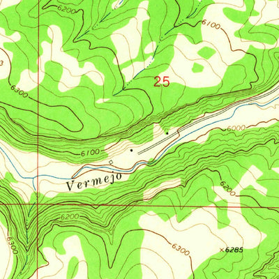 United States Geological Survey Mogote Hills, NM (1964, 24000-Scale) digital map